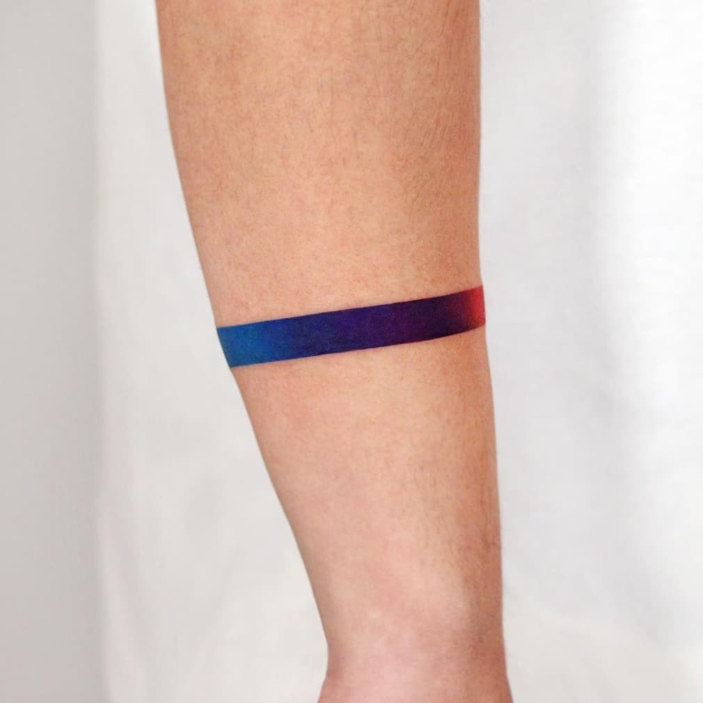 Gradient Bracelet Tattoo