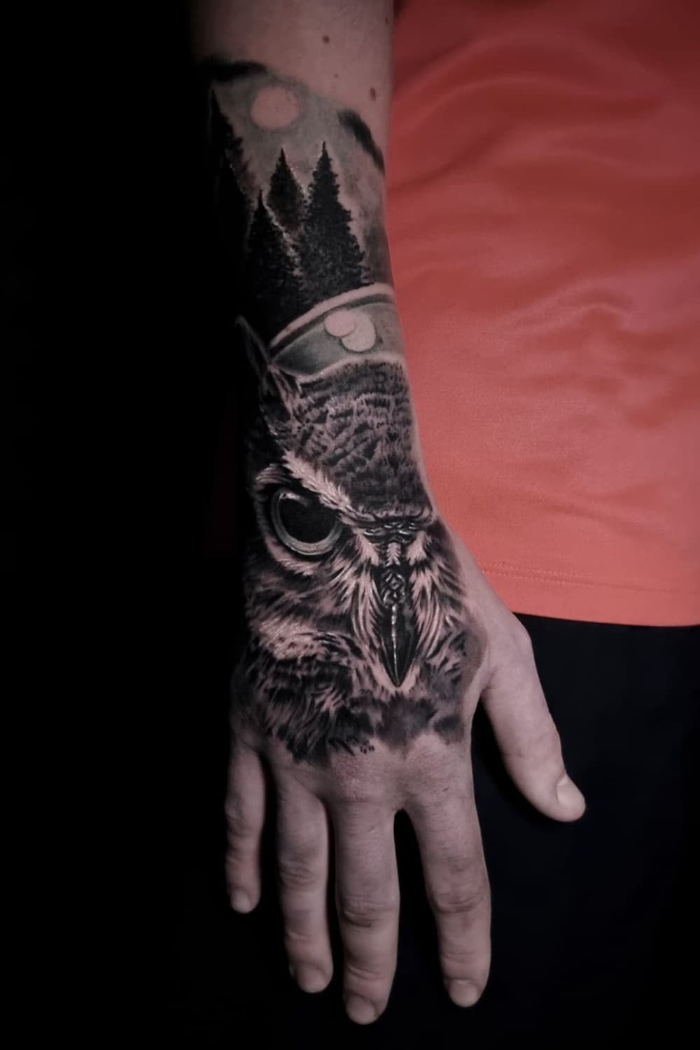 Owl Eye Tattoo