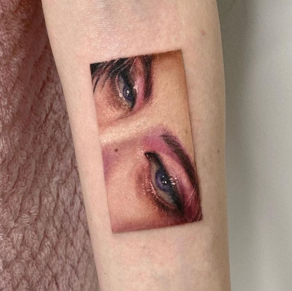Portrait Eye Tattoo