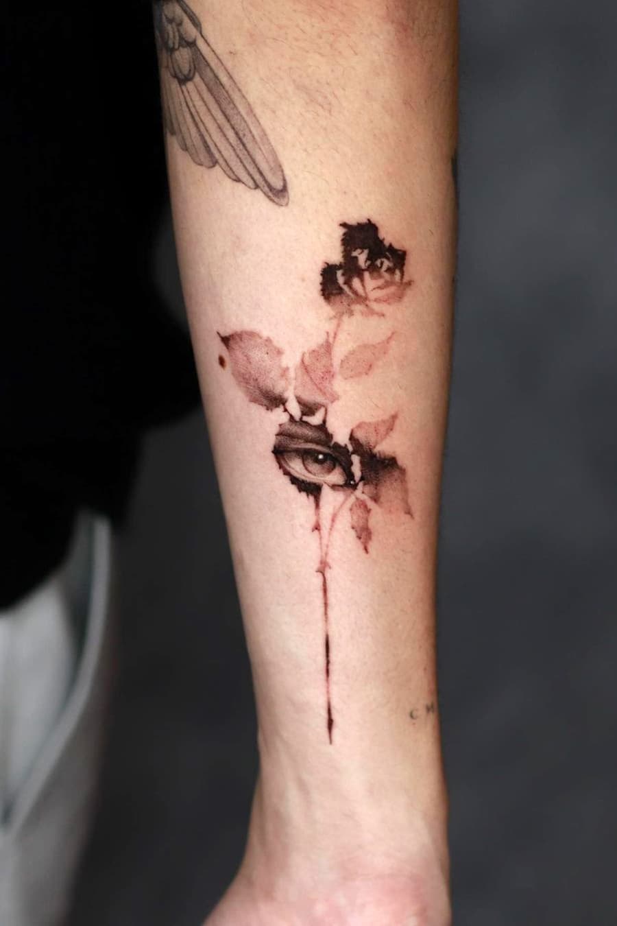 Rose Eye Tattoo