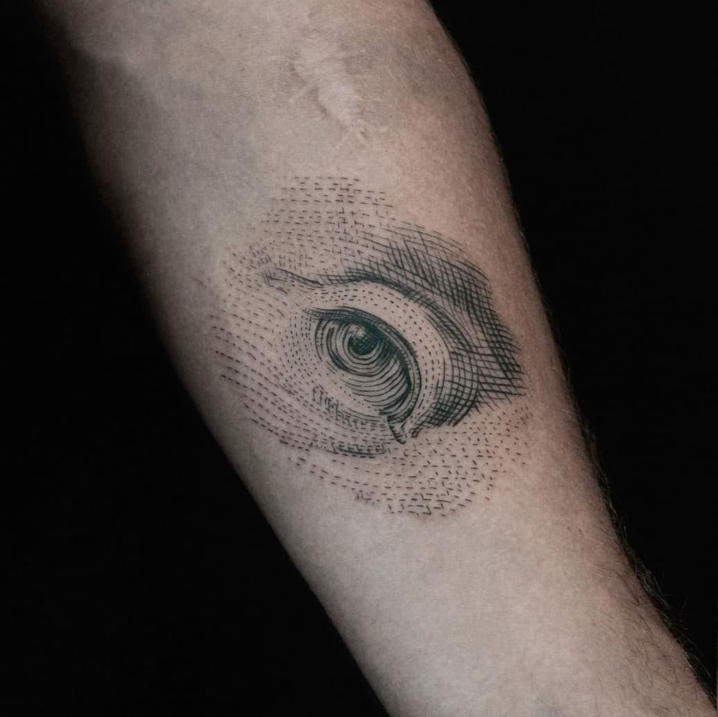 Sketch Eye Tattoo