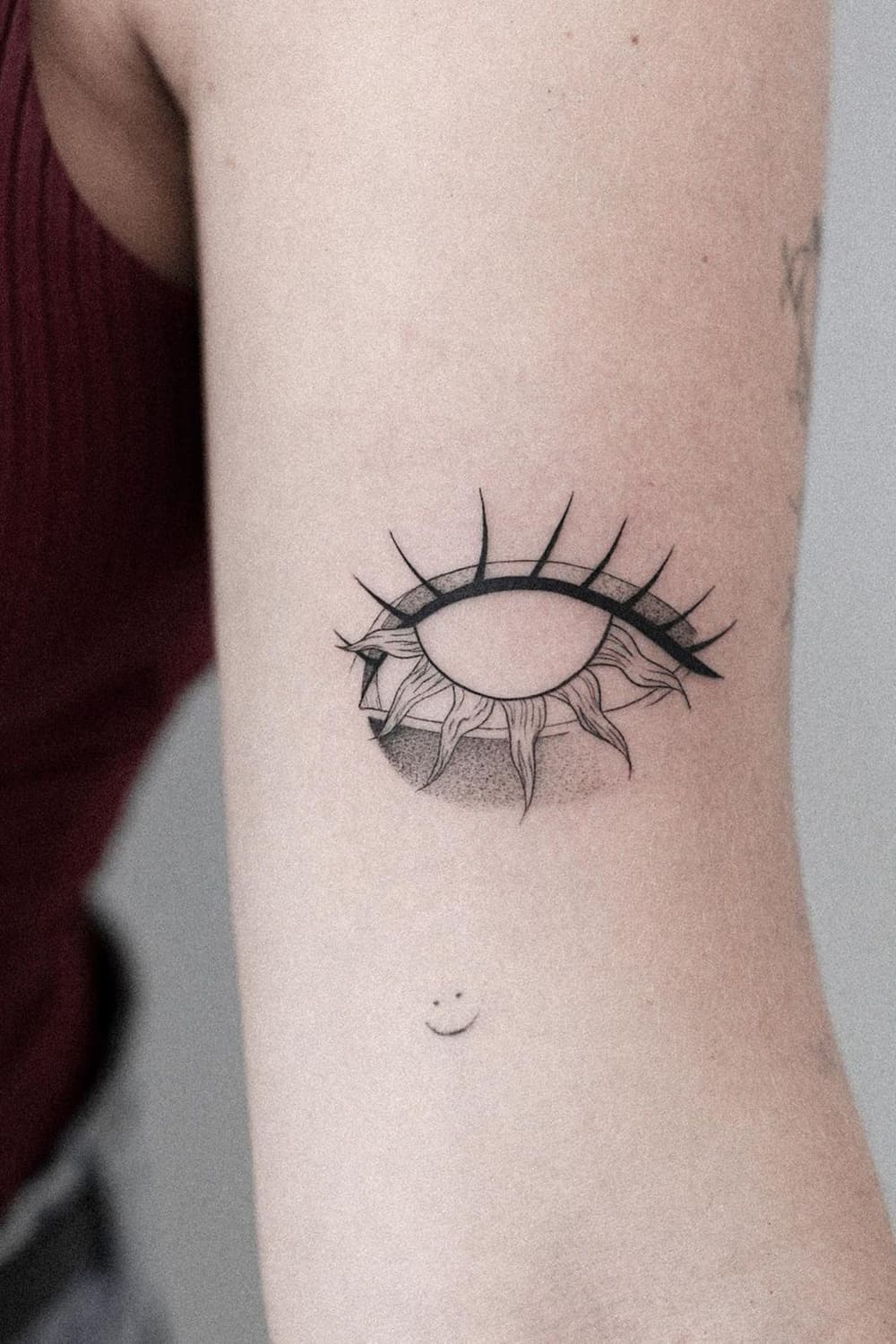 Sun Eye Tattoo