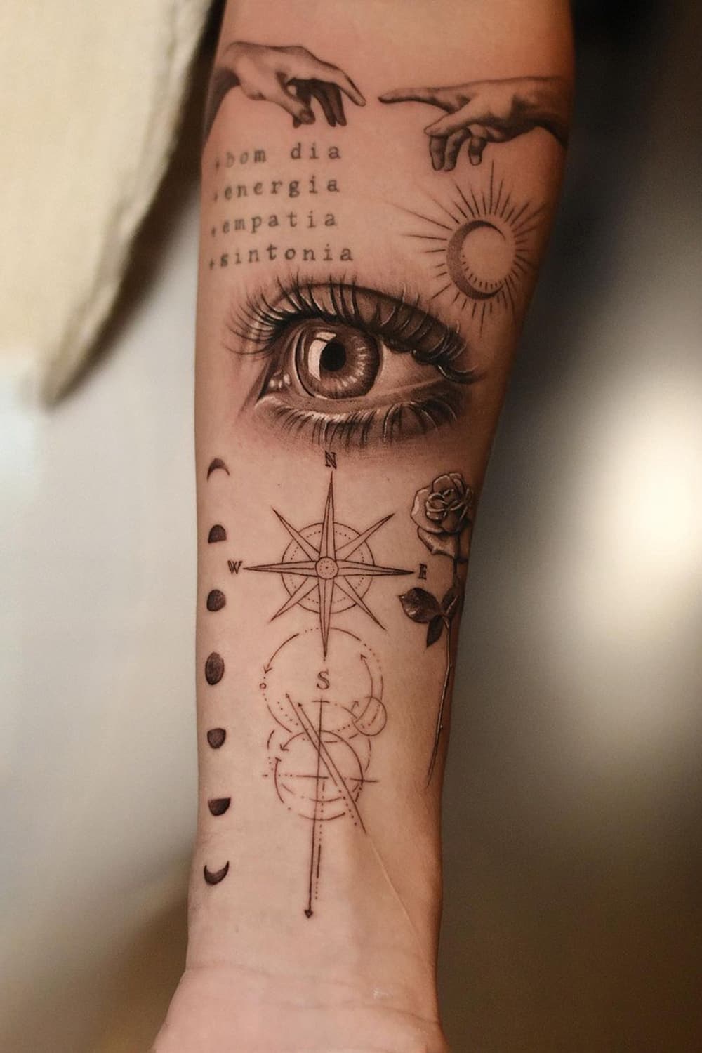 Surreal Eye Tattoo
