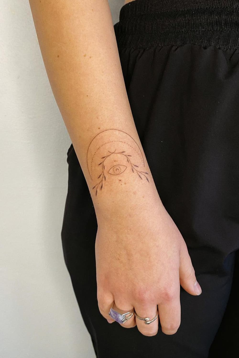 Thin Line Eye Tattoo
