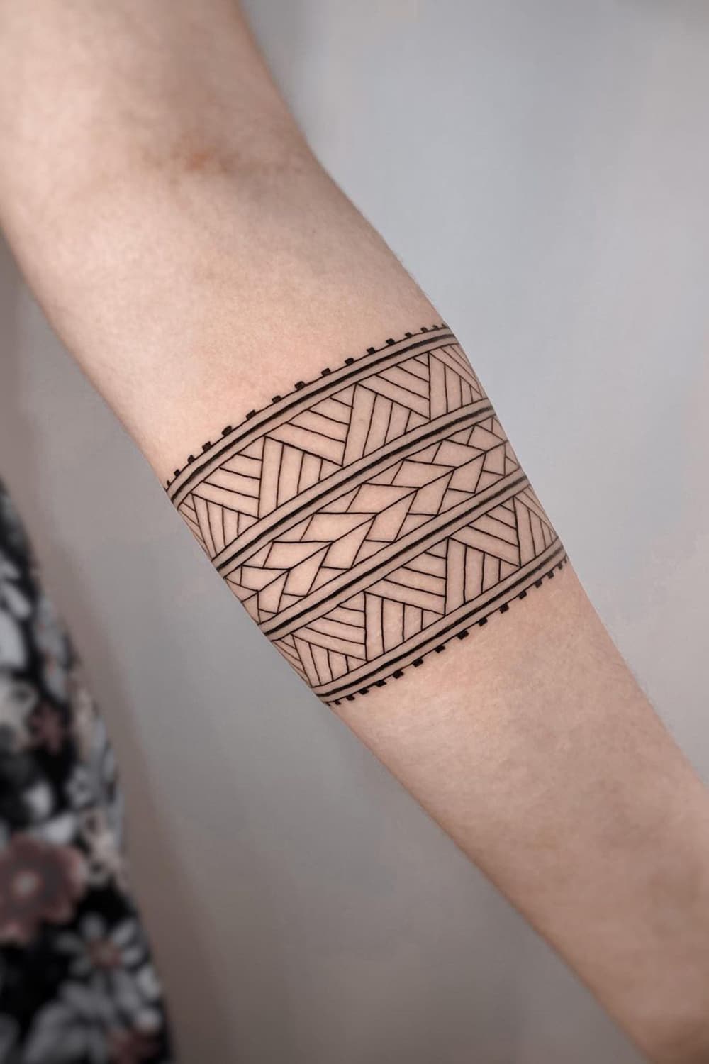 Tribal Bracelet Geometric Tattoo