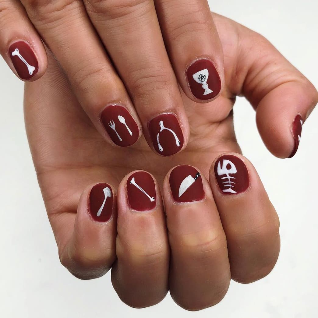 Unique Thanksgiving Nails