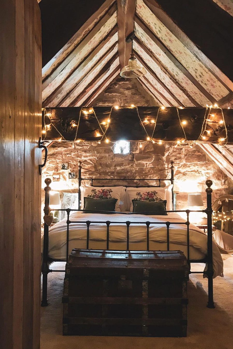 Romantic rustic bedroom