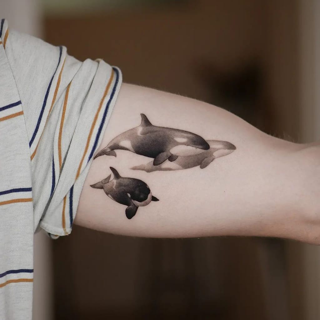 Three Whales Tattoo