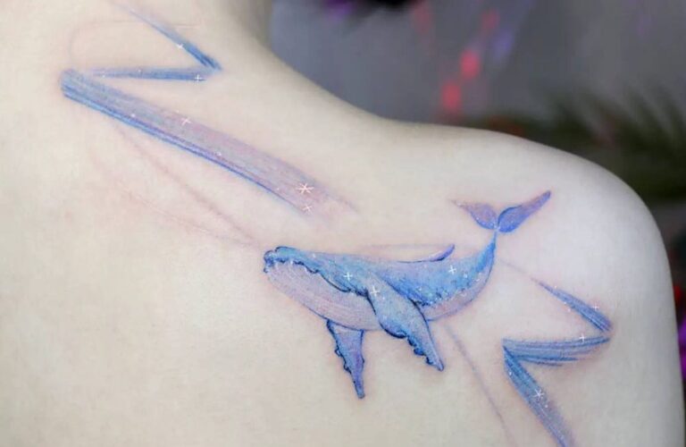 35 Shocking Whale Tattoo Designs