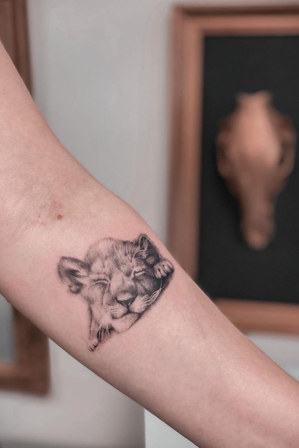 Baby Lion Tattoo