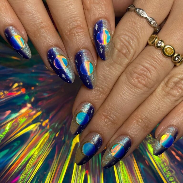 22 Best Moon Nail Art Designs