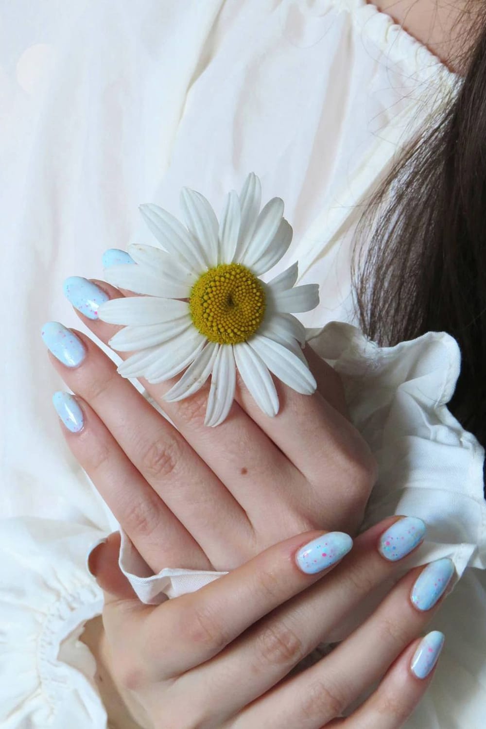 Colorful Blue Nails