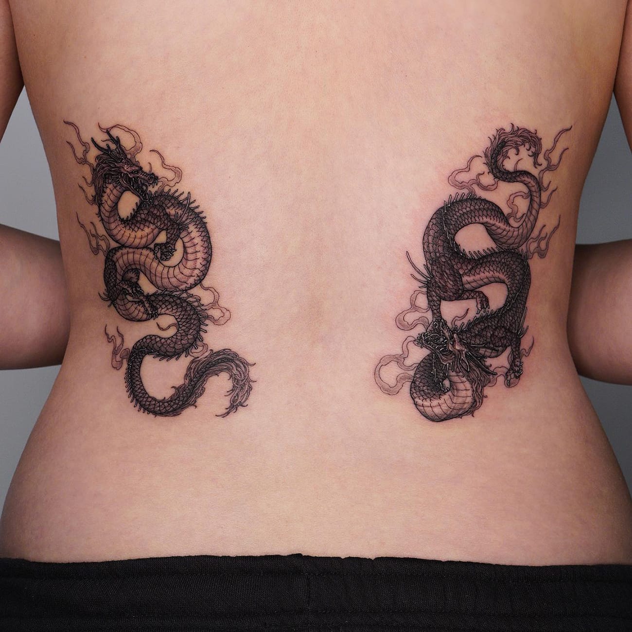 Double Dragon Tattoo