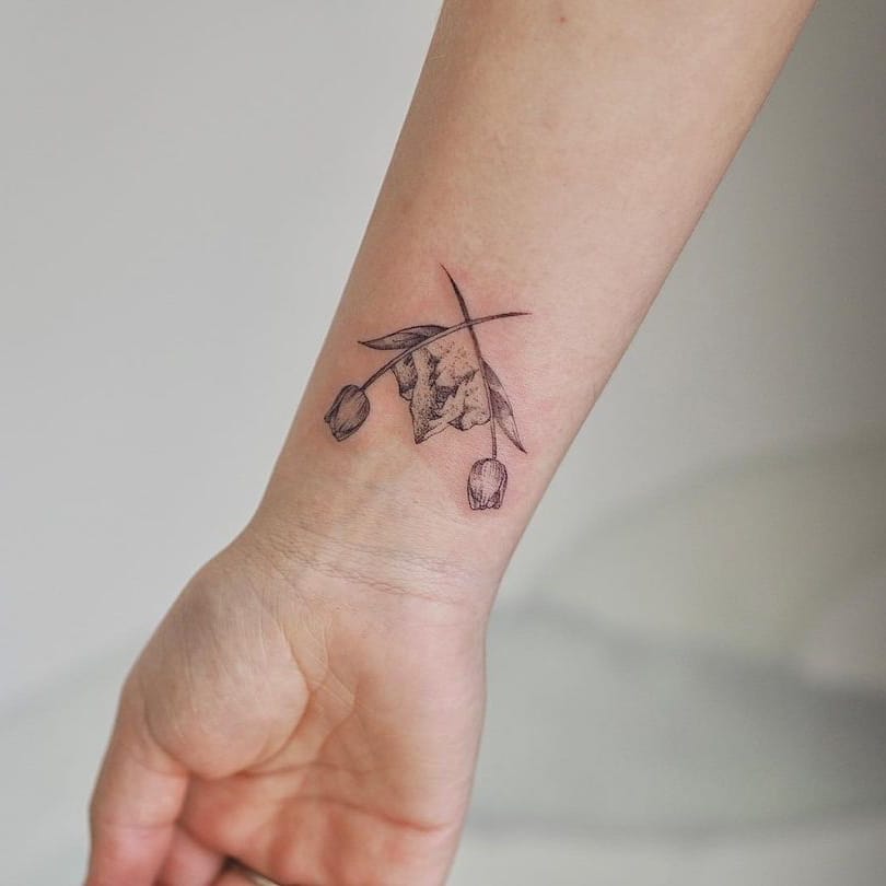Flower Mountain Tattoo
