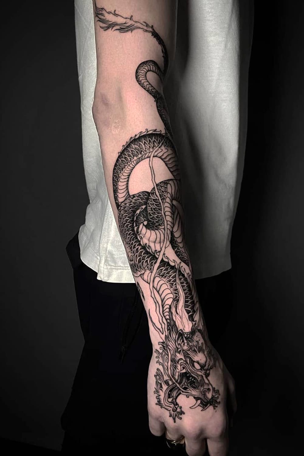 Sleeve Dragon Tattoo-1