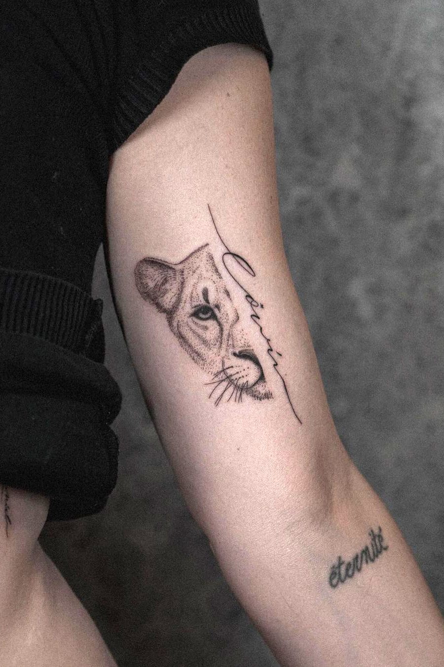 Lion Quote Tattoo