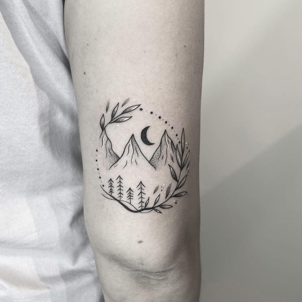 Natural Mountain Tattoo