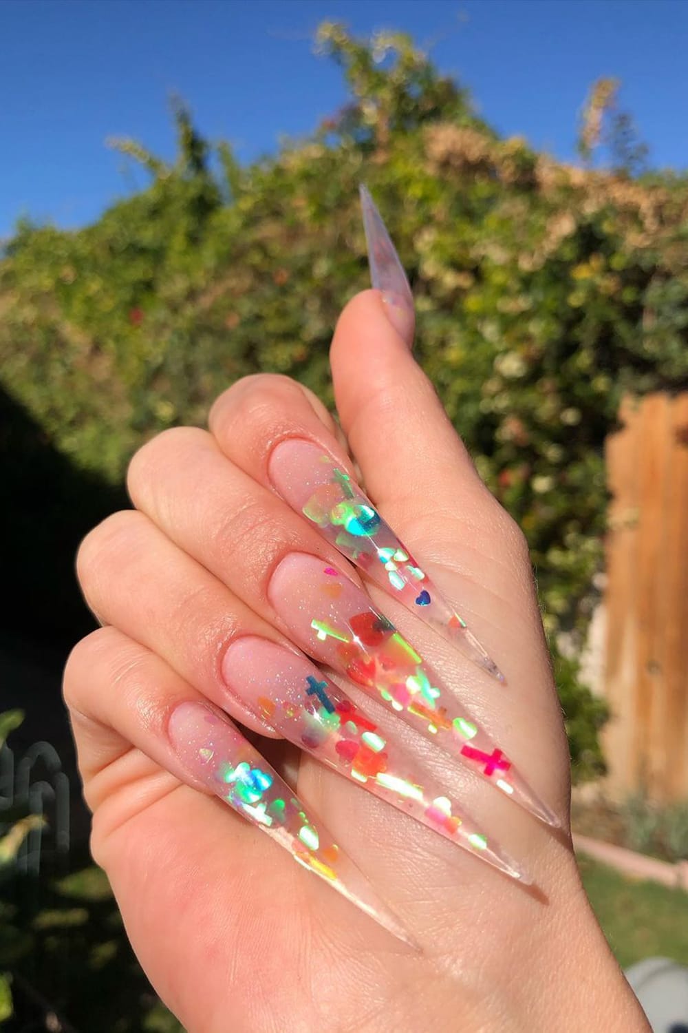 Vibrant Spring Long Jelly Nails