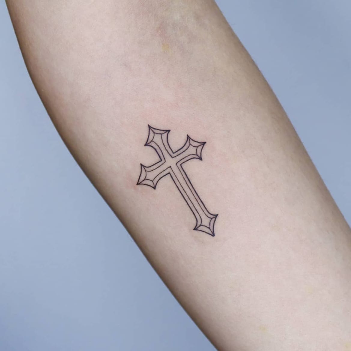 Small Celtic Cross Tattoo