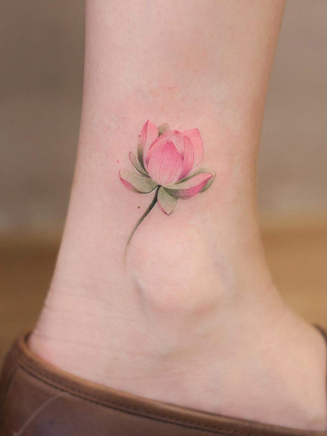 Small Lotus tattoo