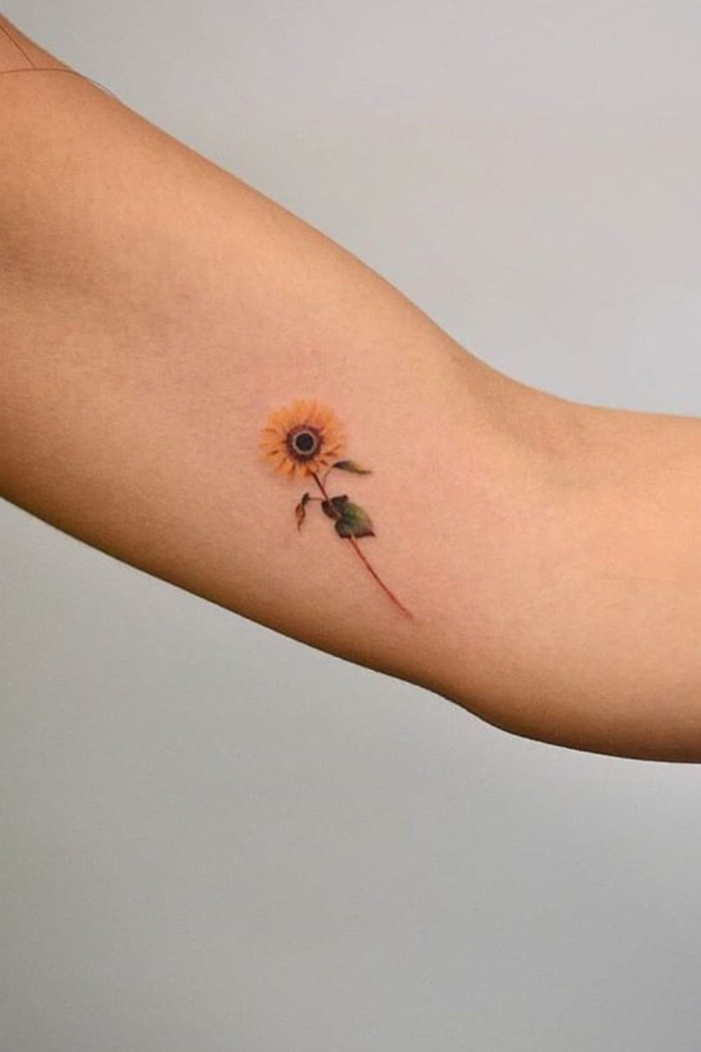 Small Sunflower tattoo