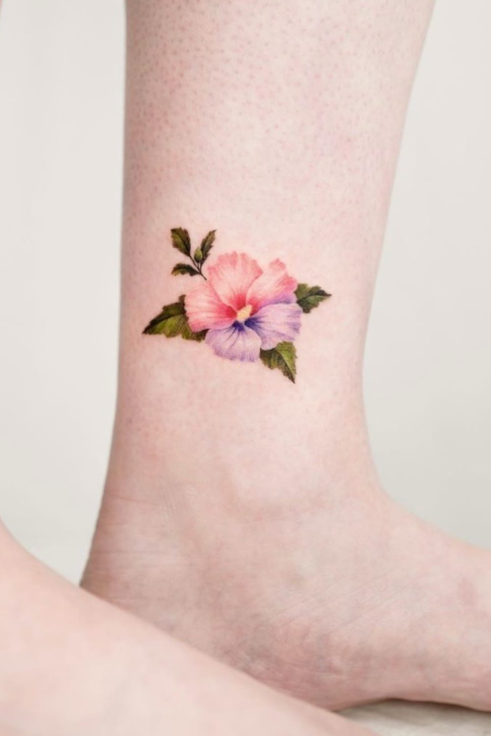 small Hibiscus tattoo