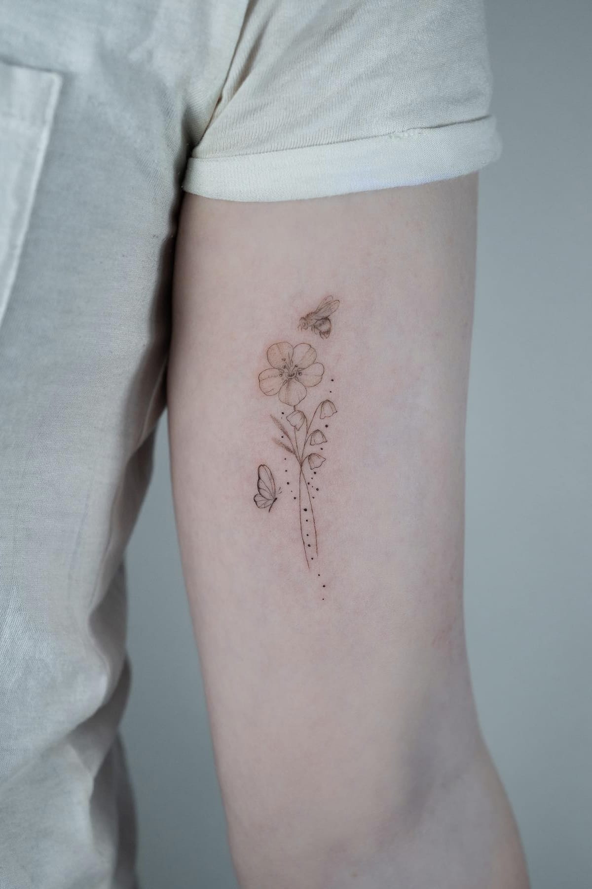 small follow tattoo