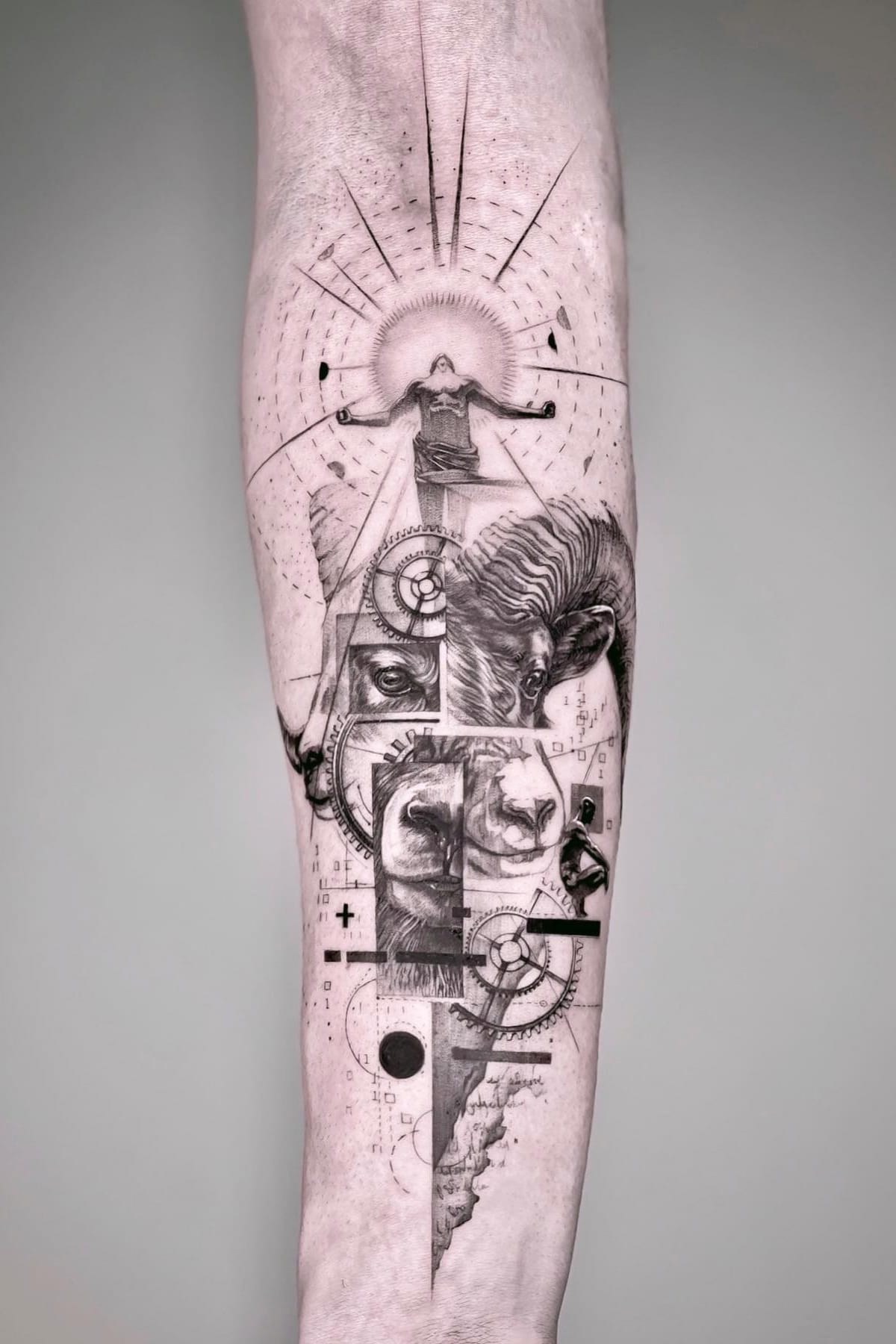 Mixed Aries Tattoo
