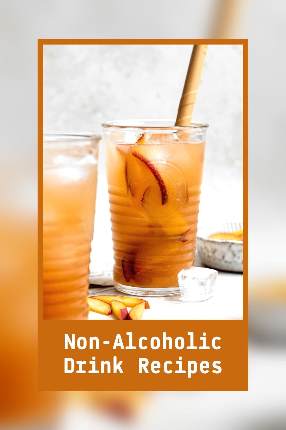 HOMEMADE PEACH ICED TEA