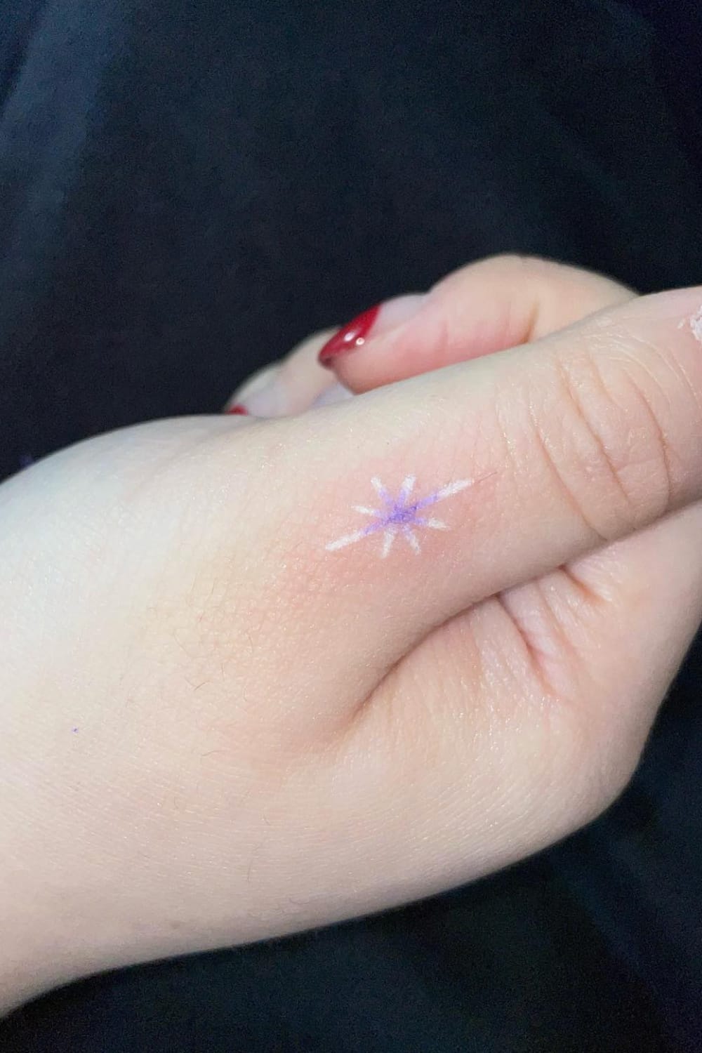 Purple Star Tattoo