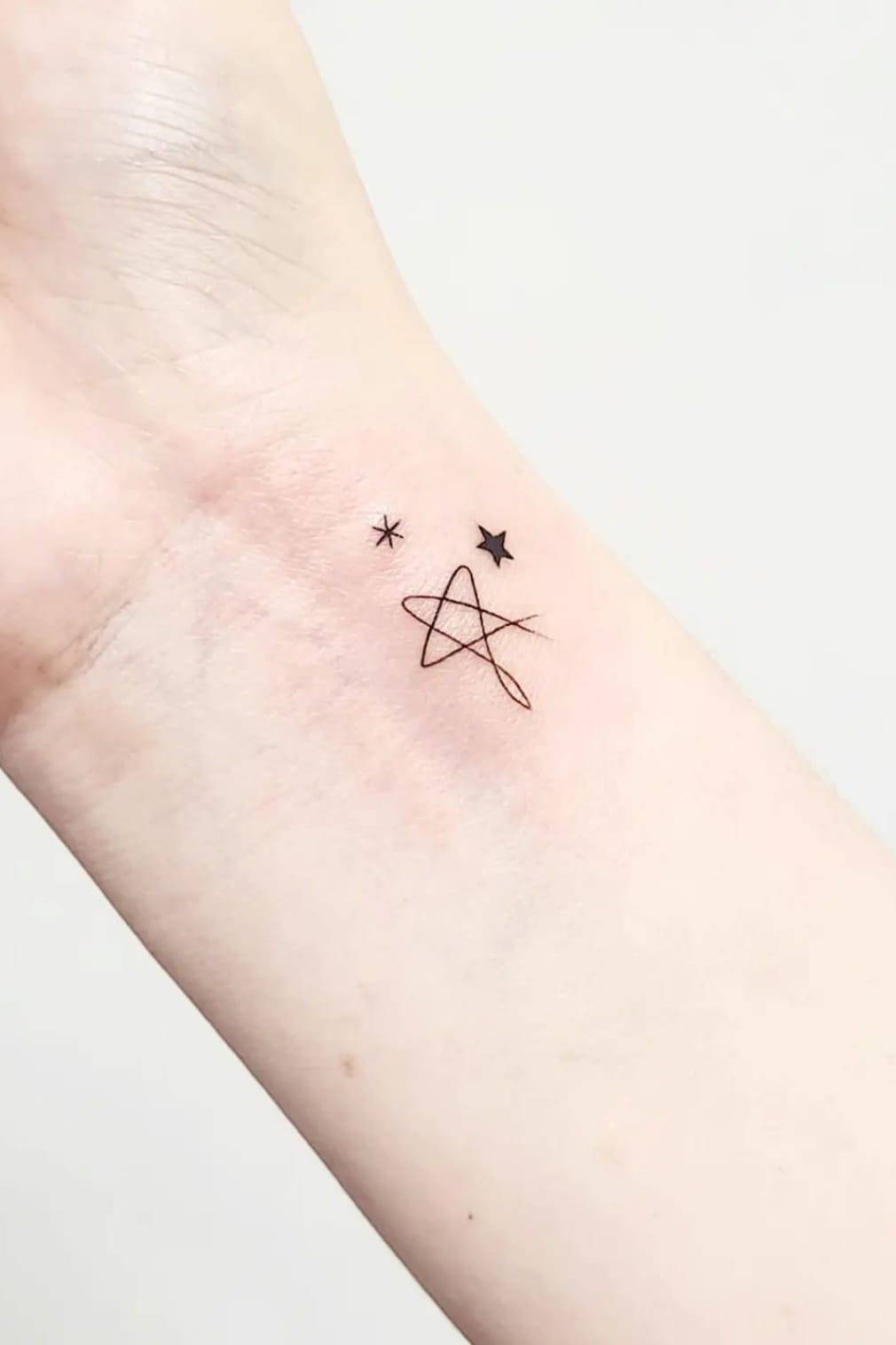 Small Star Tattoo on Wrist