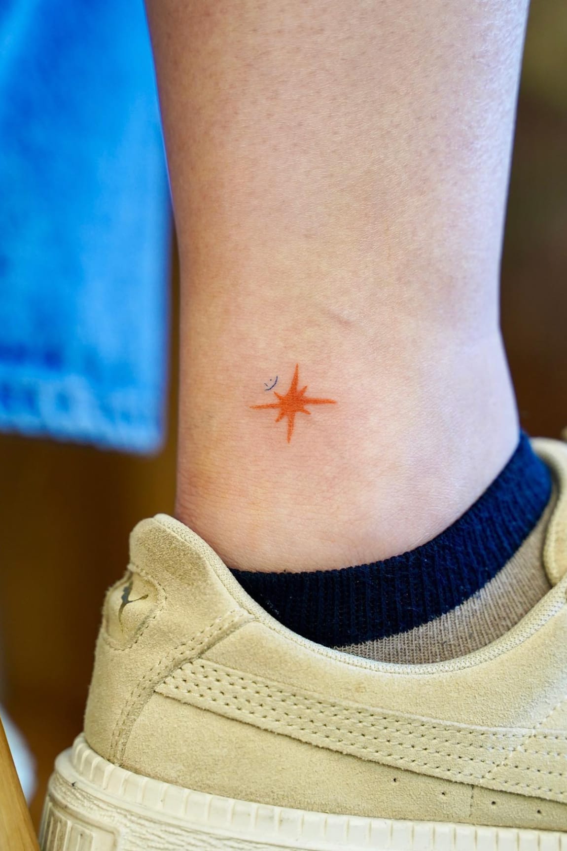 Orange Star Tattoo