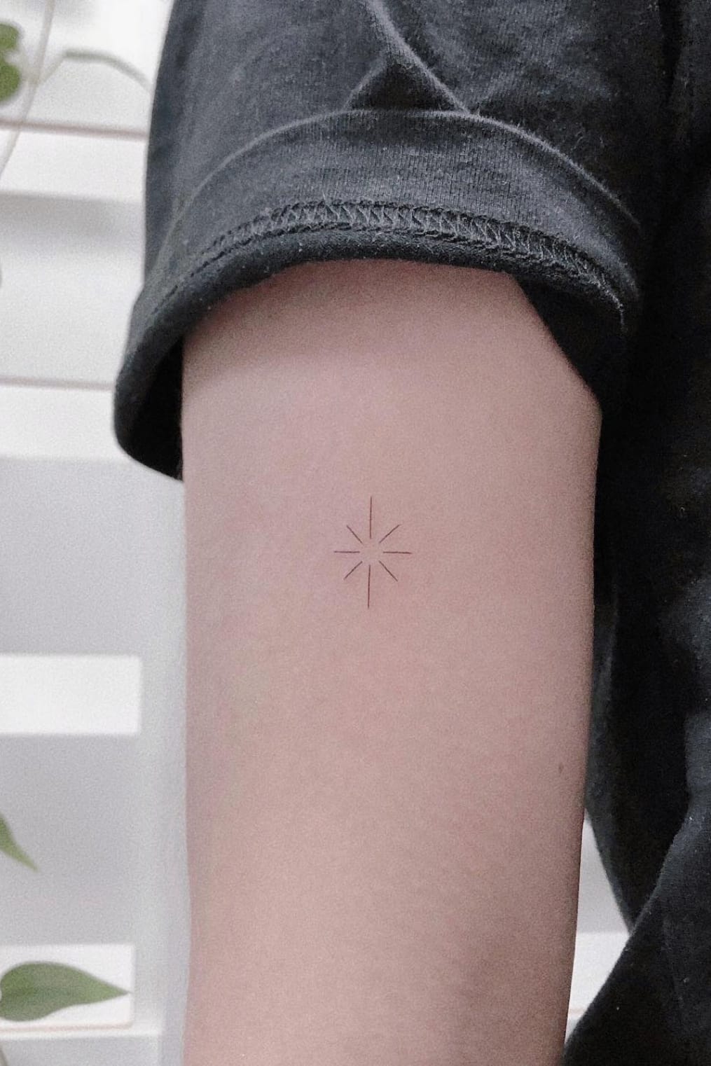Ultra Minimalist Small Star Tattoo