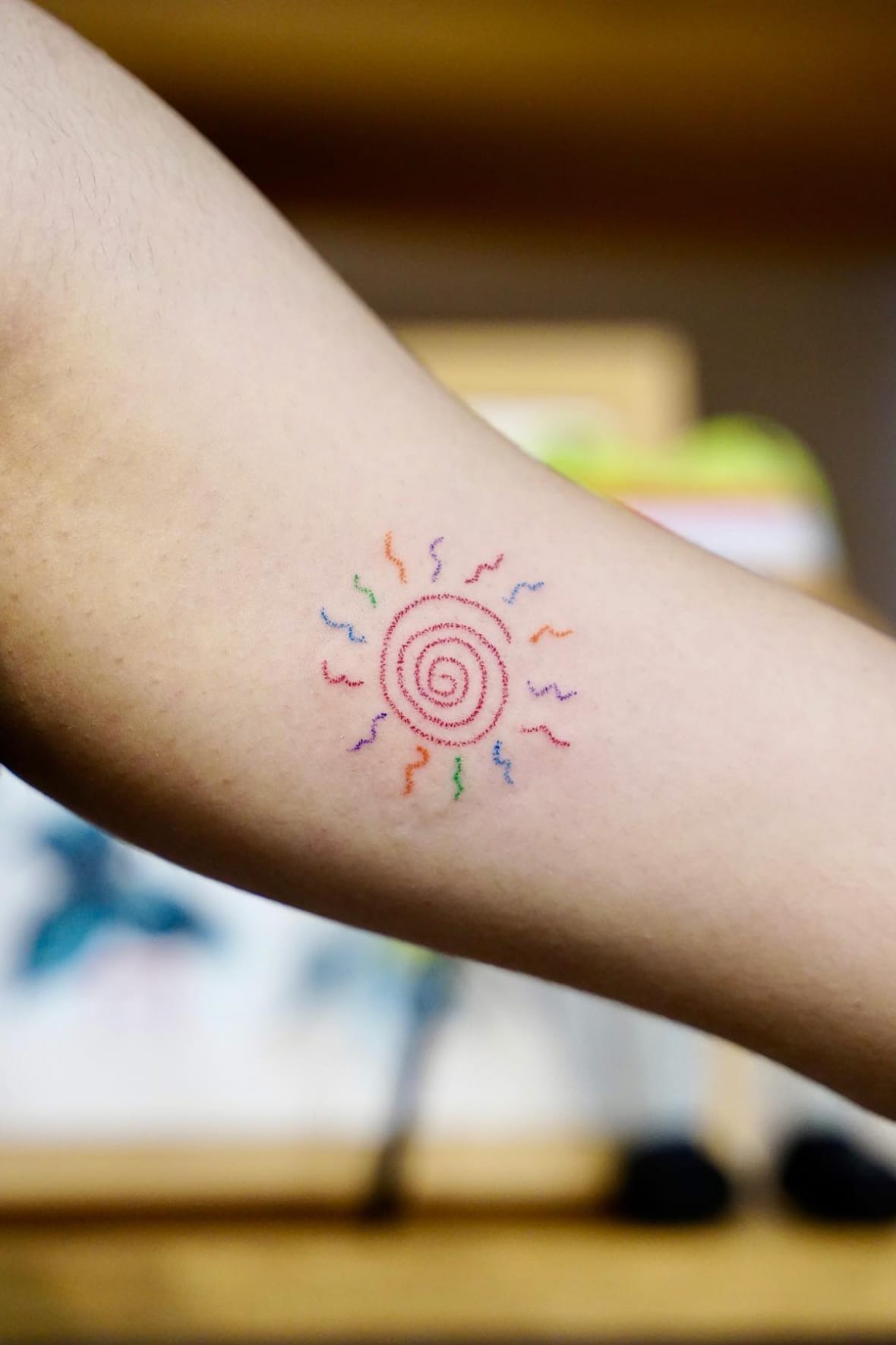 Sun Tattoo For Women