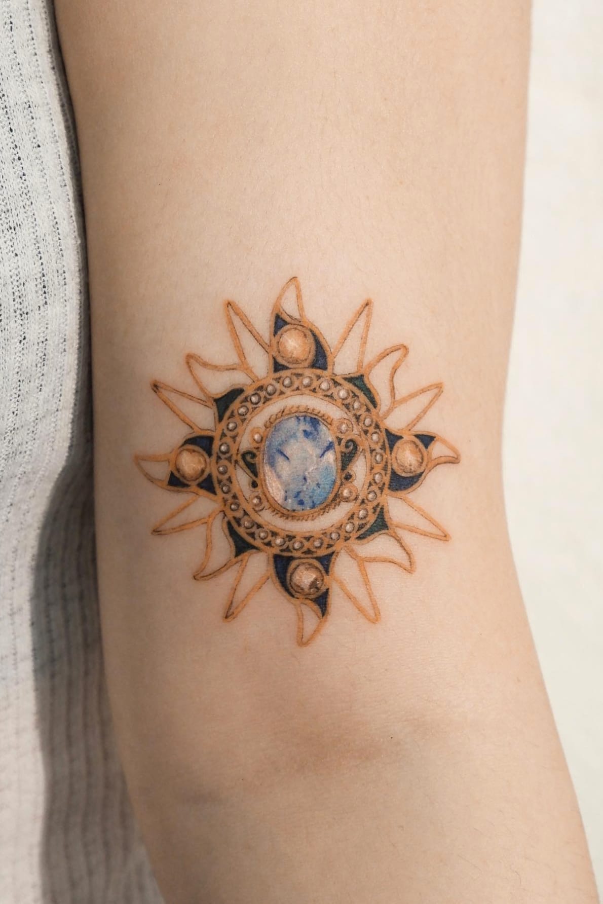 Sun Tattoo For Women