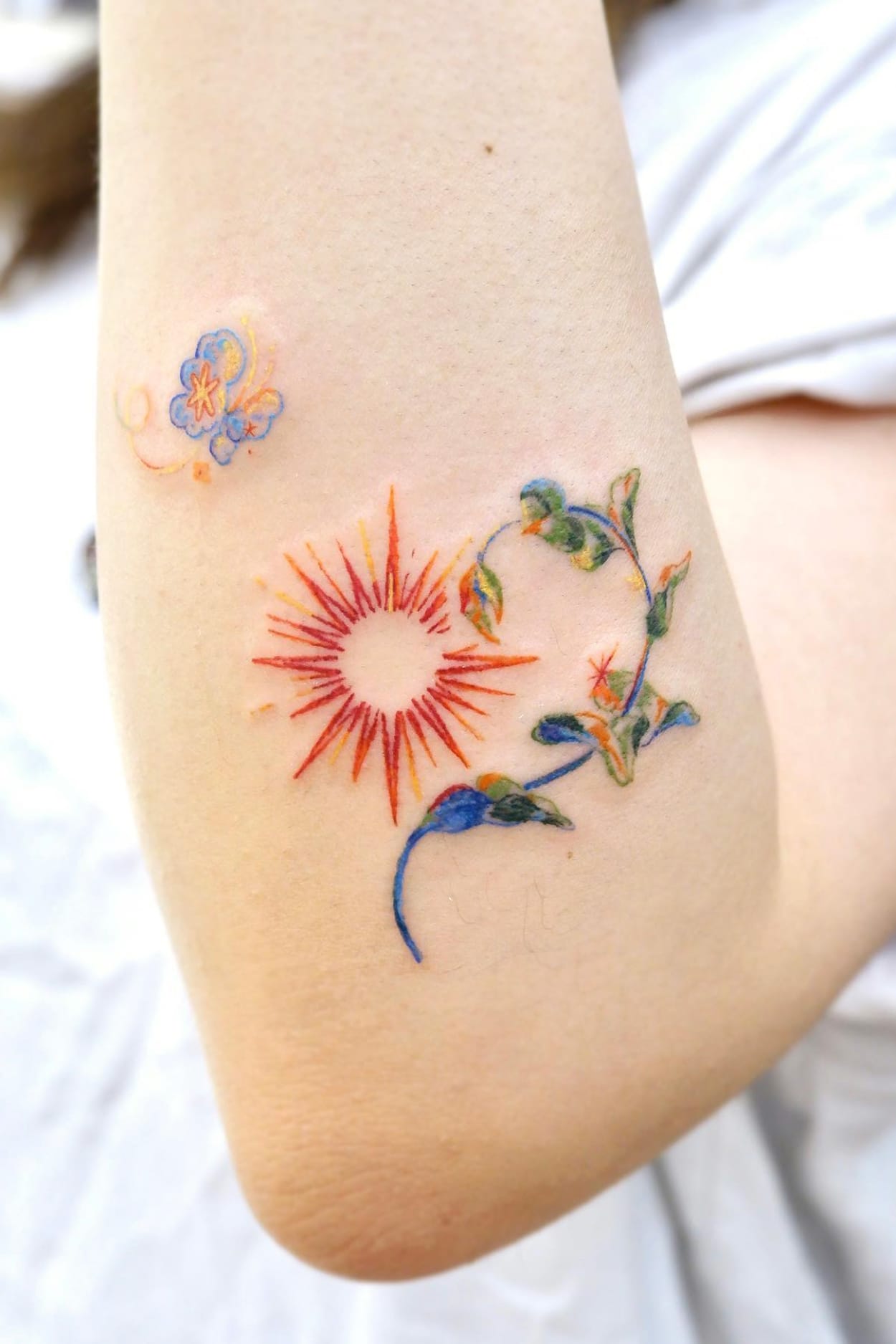 Sun Tattoo For Women