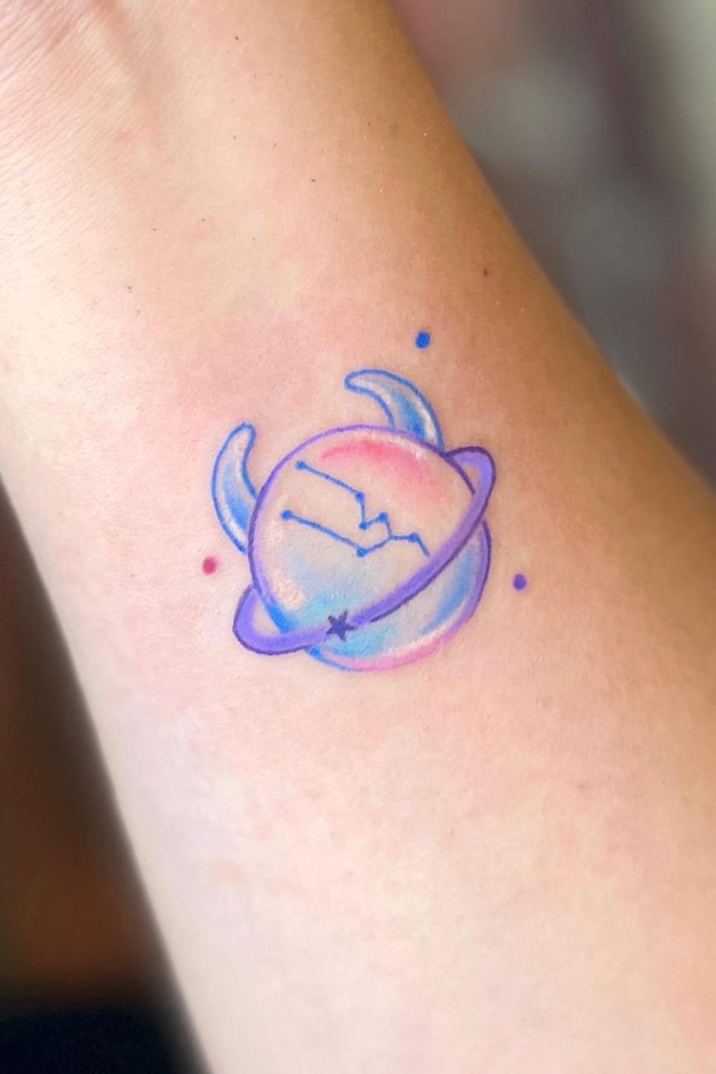 Cute Taurus Tattoo