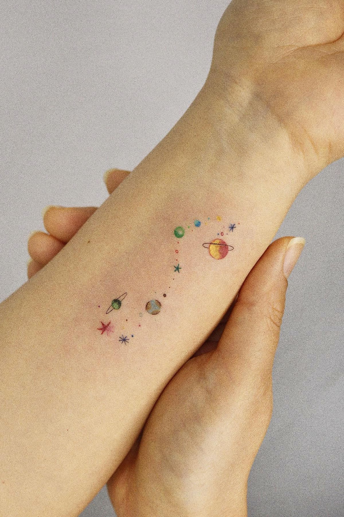 Colorful Scorpio Tattoo