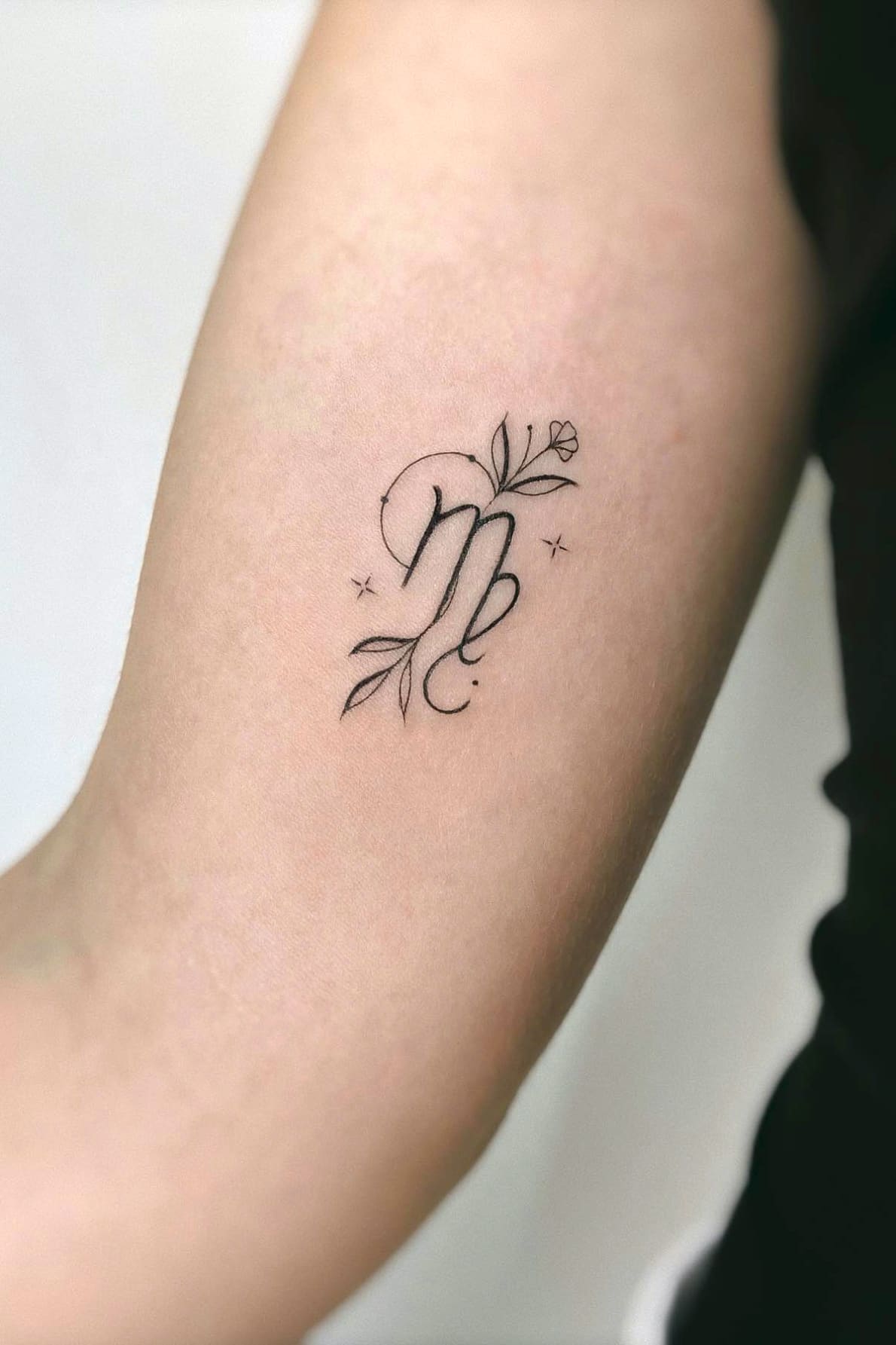 Elegant Virgo Tattoo