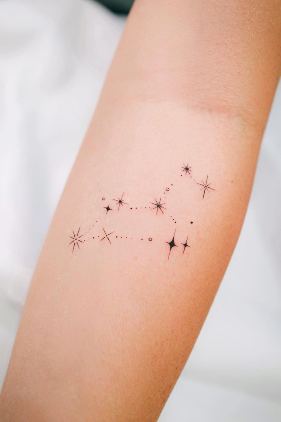 Leo Constellation Tattoo