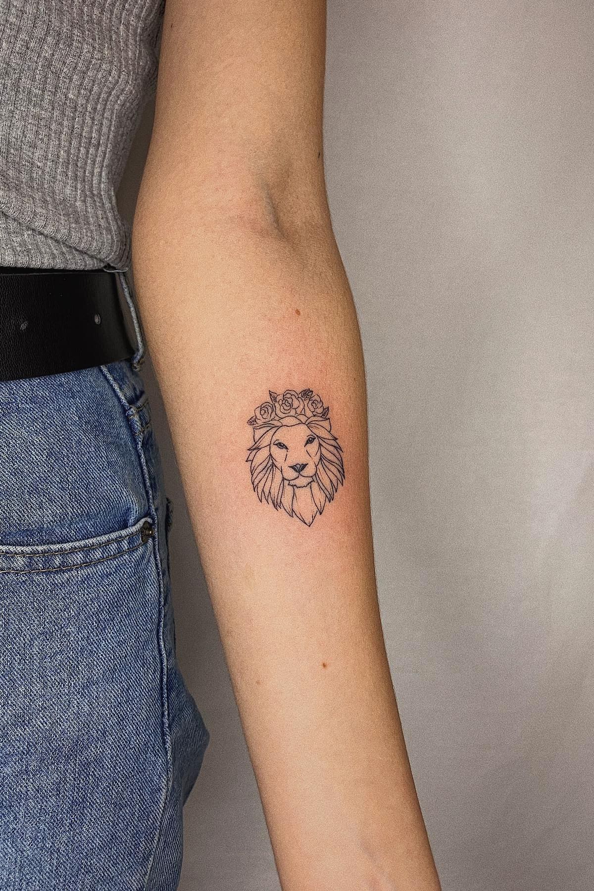Leo Tattoo For Women