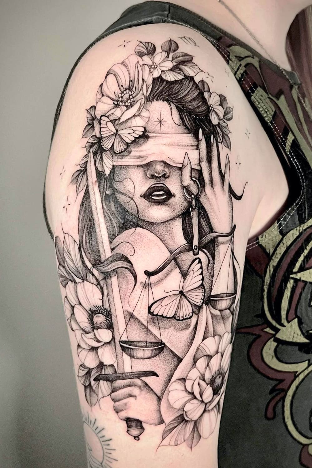 Libra Goddess Tattoo