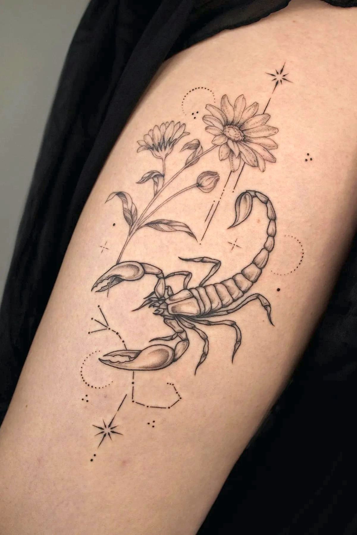 Scorpio tattoo on Arm