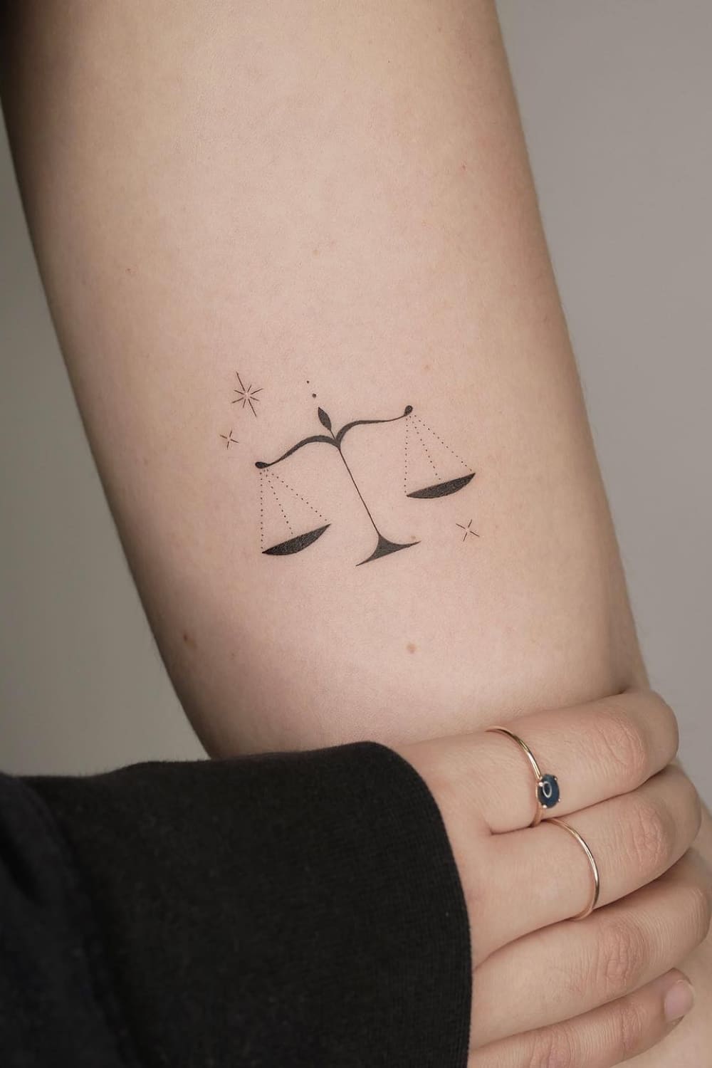 Small Libra Tattoo