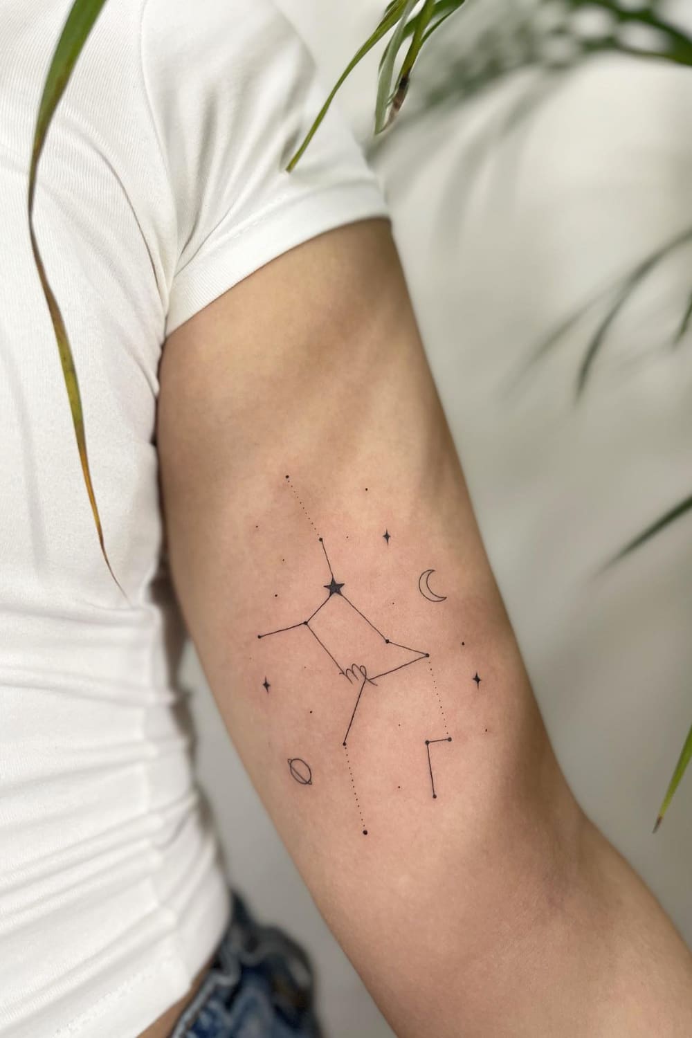Virgo Constellation Tattoo
