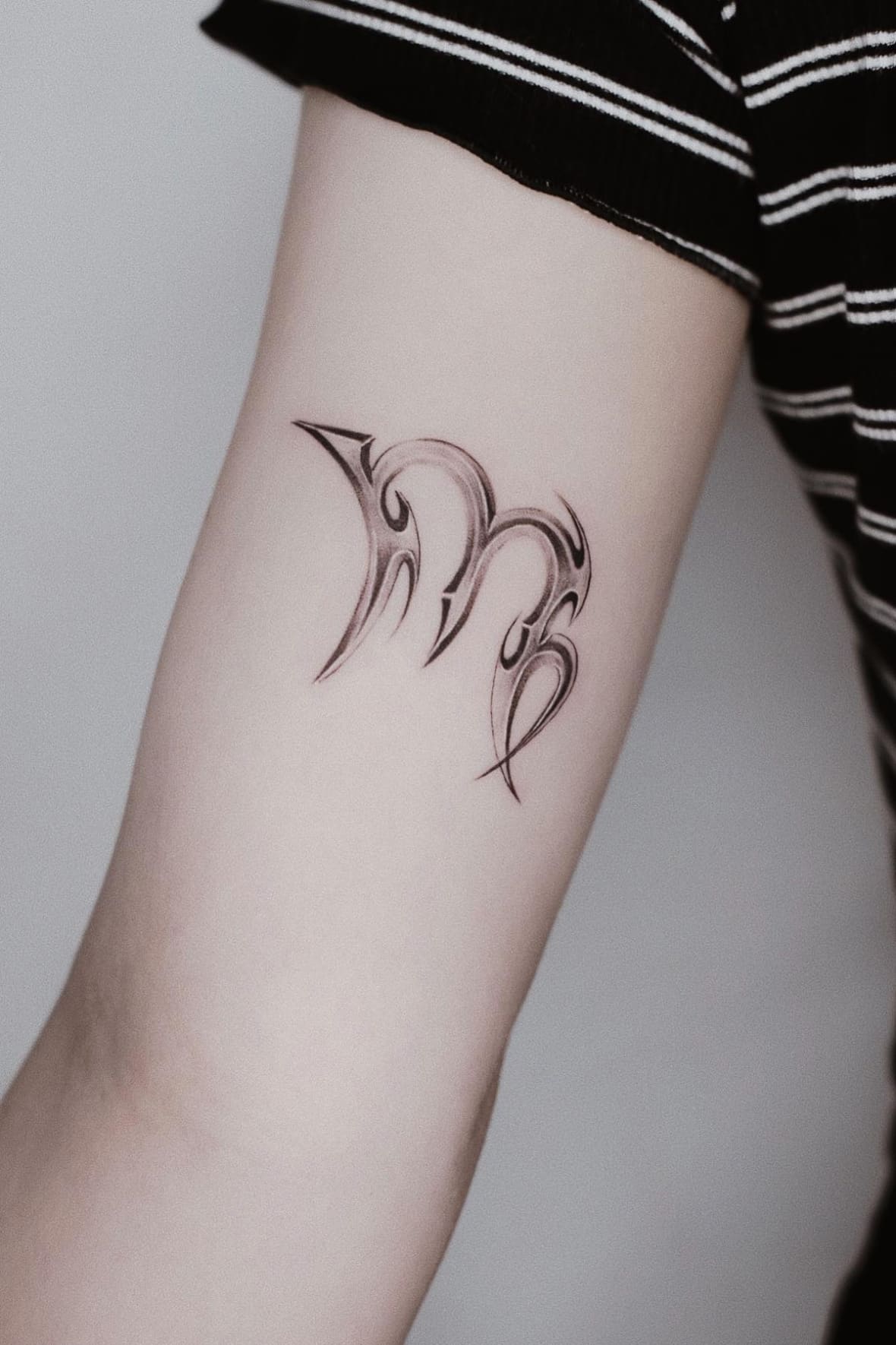 Virgo Symbol Tattoo