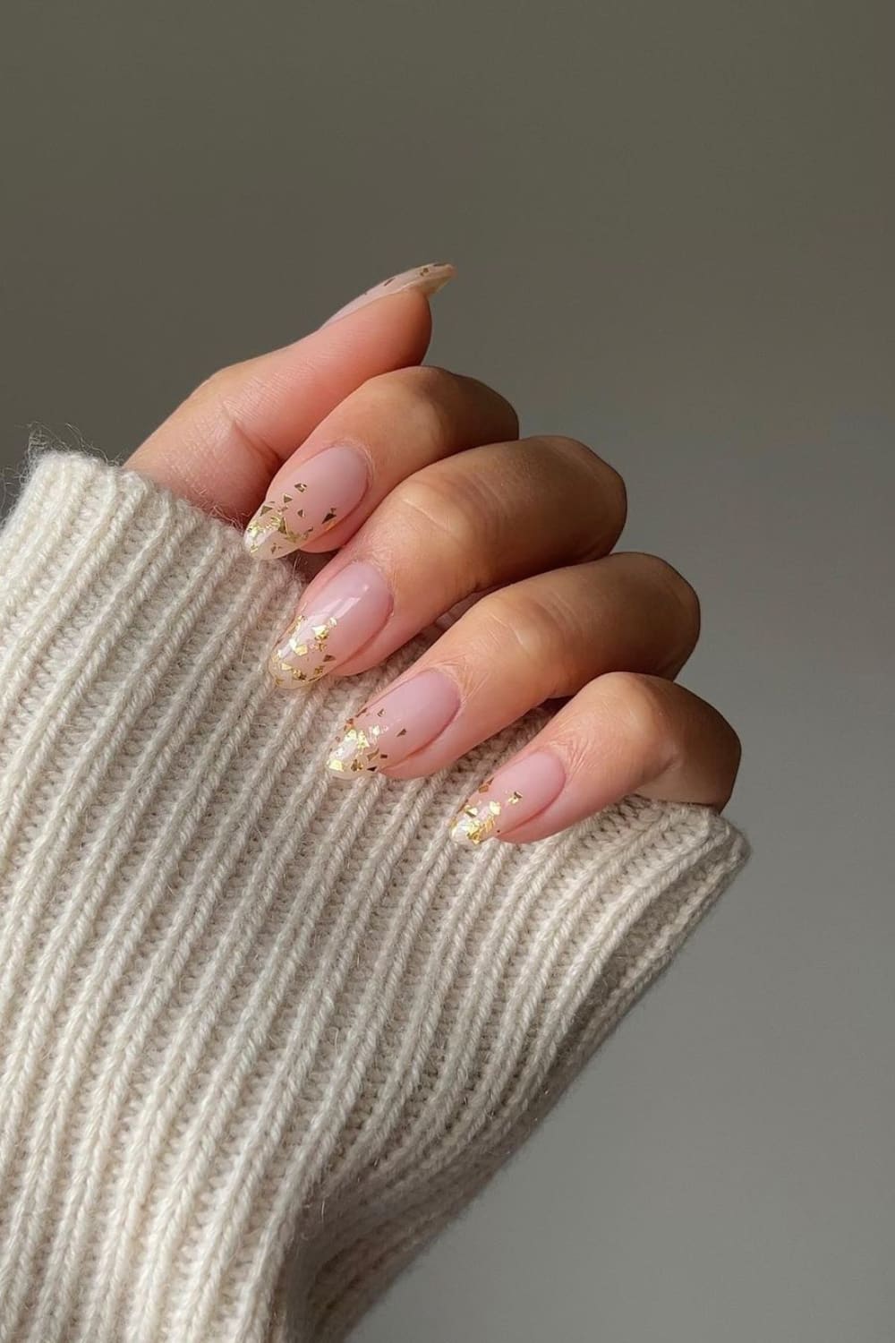 Christmas French Nails