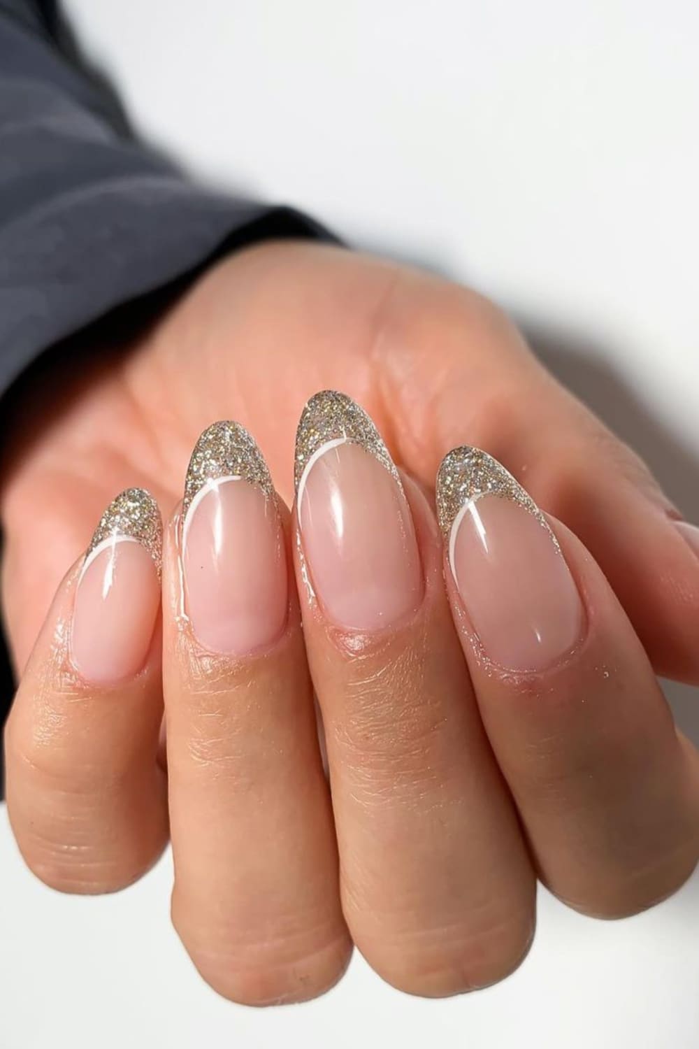 Christmas French Nails