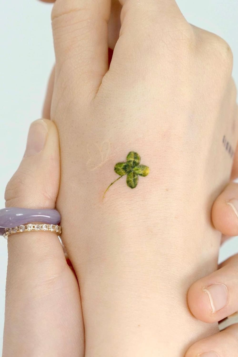Four Leaf Clover Tattoo