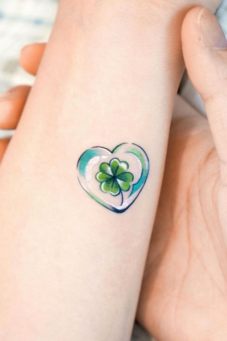 30+ Amazing Four Leaf Clover Tattoo Ideas